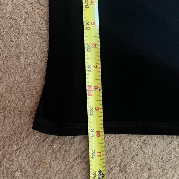 Glamour Black Capelet Dress Sheer Overlay Holiday Wedding Cocktail Evening Goth - Picture 9 of 10